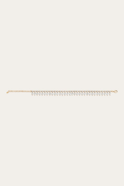 Women’s Marquise Fringe Bracelet | Aurate x The Frye Company Yellow Vermeil - Frye