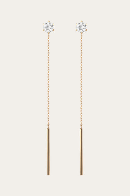 Women’s Spur Lariat Earrings | Aurate x The Frye Company Yellow Vermeil - Frye