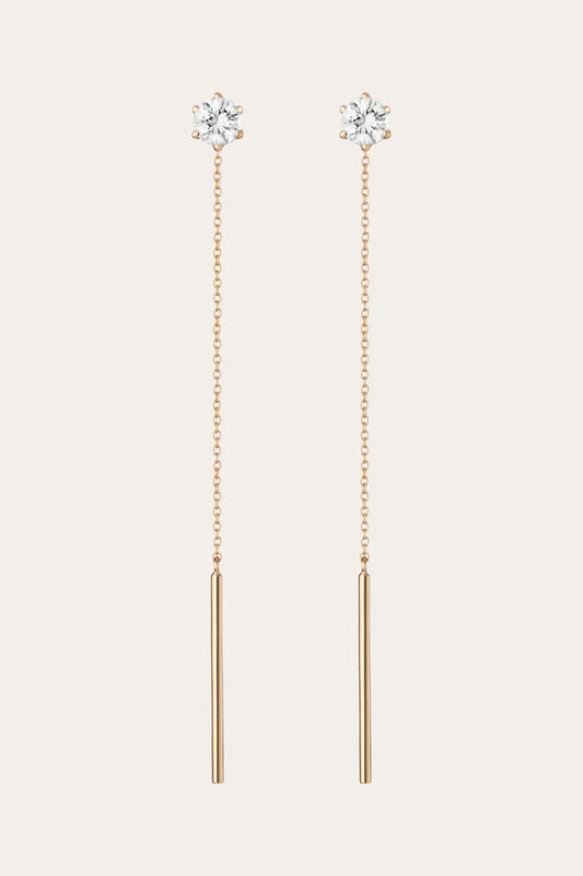 Women’s Spur Lariat Earrings | Aurate x The Frye Company Yellow Vermeil - Frye