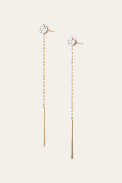 Women’s Spur Lariat Earrings | Aurate x The Frye Company Yellow Vermeil - Frye