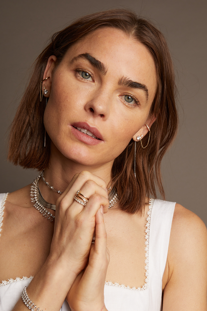 Women’s Spur Lariat Earrings | Aurate x The Frye Company Sterling Silver - Frye