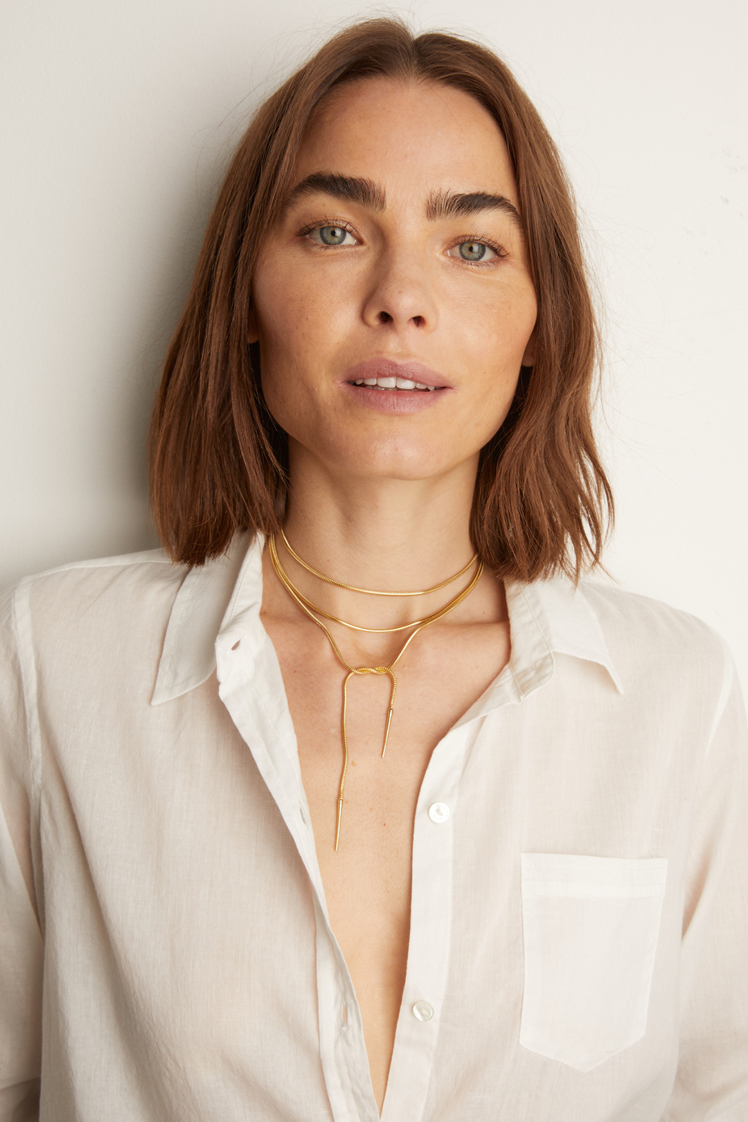 Women’s Lasso Wrap Necklace | Aurate x The Frye Company Yellow Vermeil - Frye