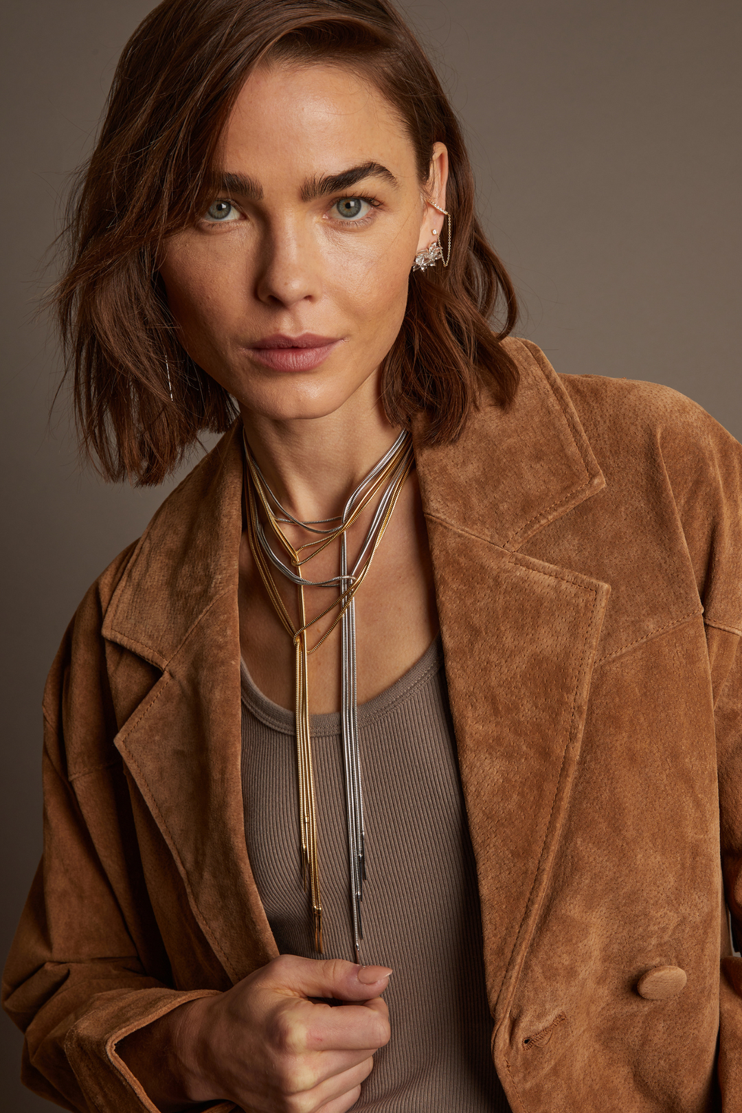Women’s Lasso Wrap Necklace | Aurate x The Frye Company Yellow Vermeil - Frye