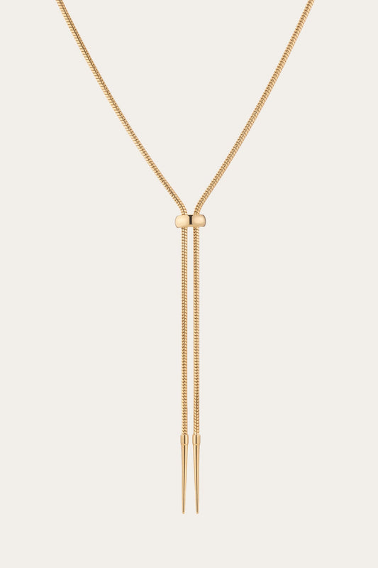 Women’s Lasso Bolo Necklace | Aurate x The Frye Company Yellow Vermeil - Frye