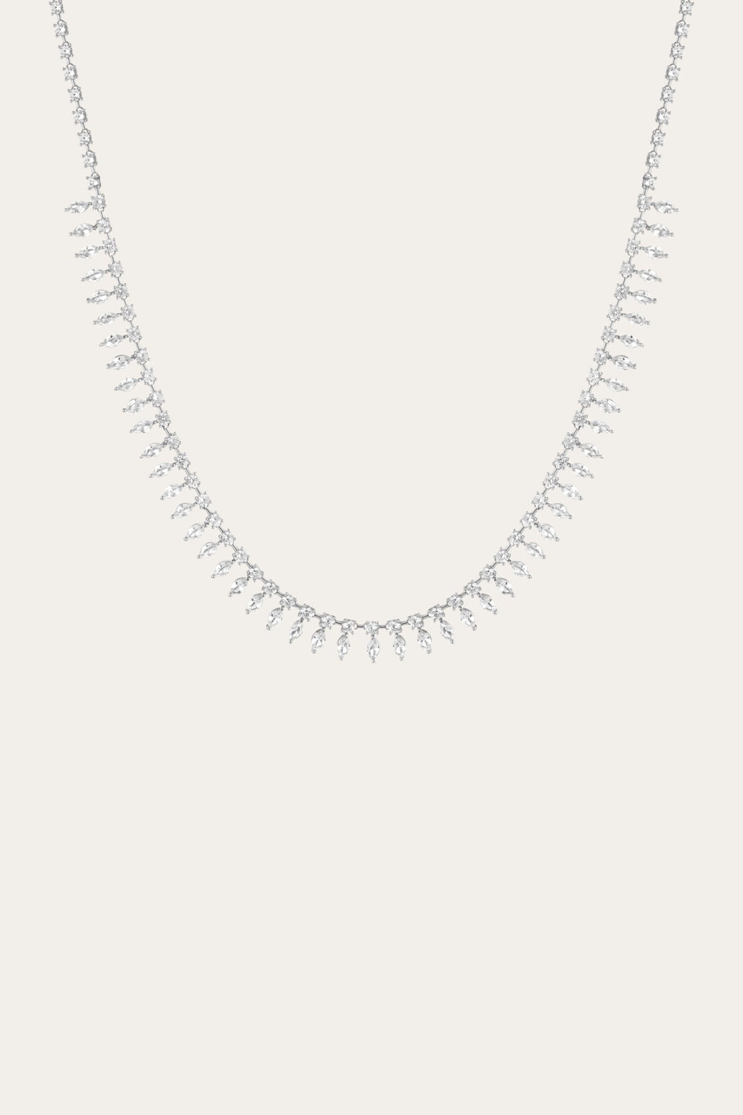 Women’s Marquise Fringe Necklace | Aurate x The Frye Company Sterling Silver - Frye