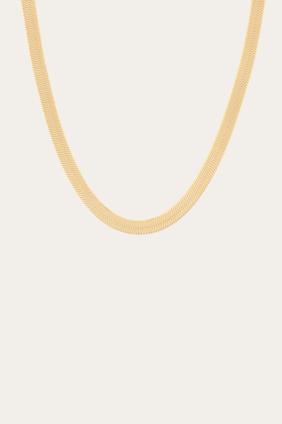 Women’s Extra Bold Herringbone Necklace | Aurate x The Frye Company Yellow Vermeil - Frye