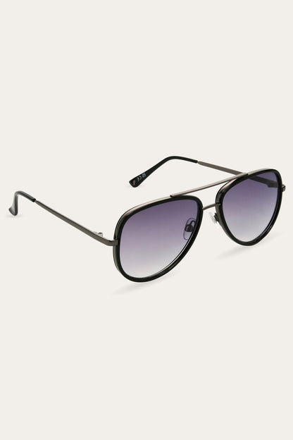 Reagan Black Sunglasses Black - Frye