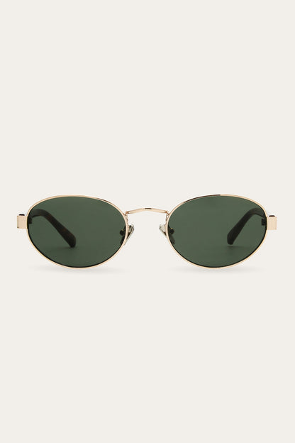 Savannah Sunglasses Olive Gold - Frye