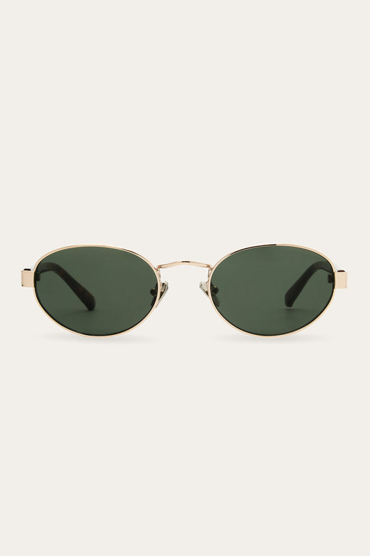 Savannah Sunglasses Olive Gold - Frye