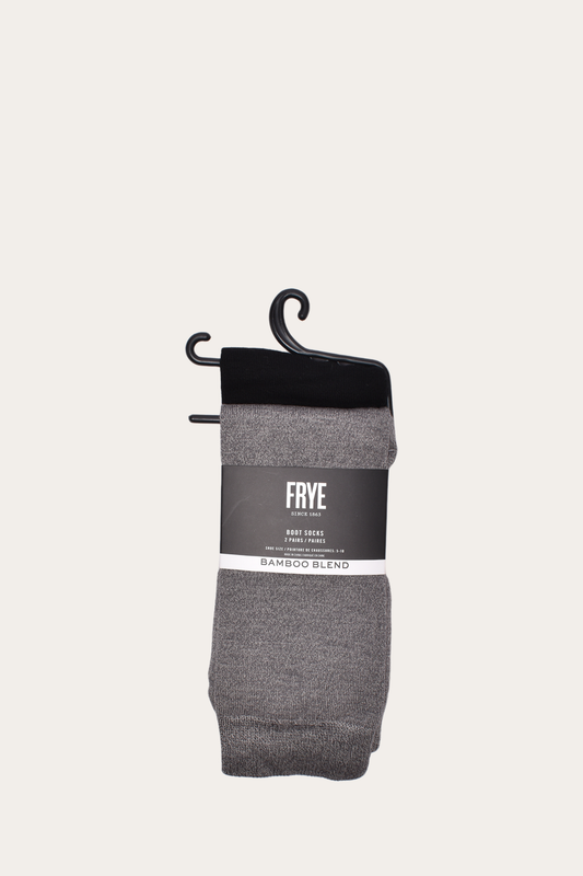 Women’s Ash Bamboo Boot Socks 2 Pack Ash - Frye