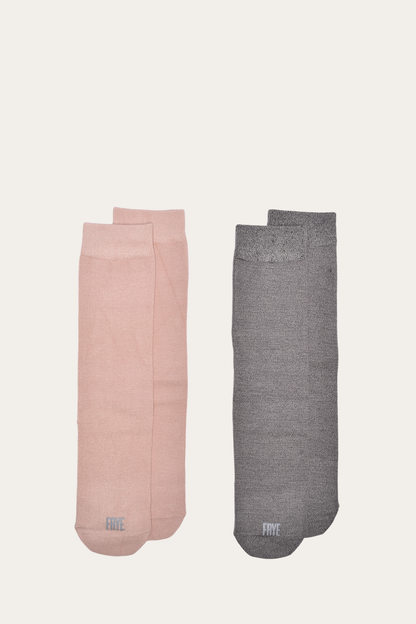 Women’s Blush Bamboo Boot Socks 2 Pack Blush - Frye