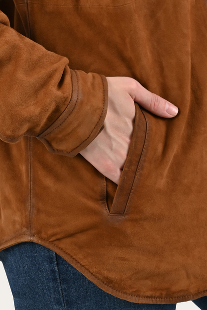 Light Brown Avett Overshirt Jacket Light Brown - Frye