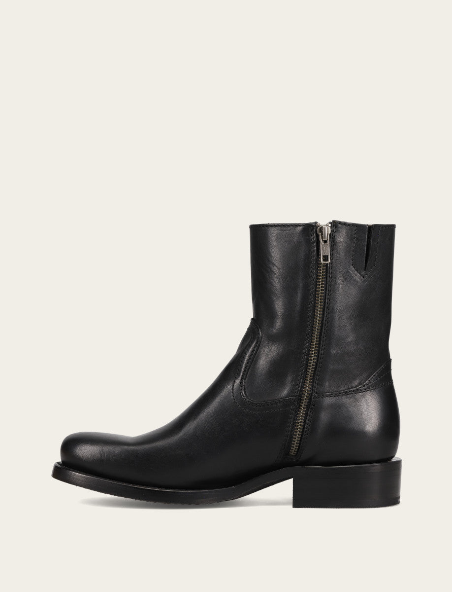Men's Black Campus Inside Zip Boot Black - Frye