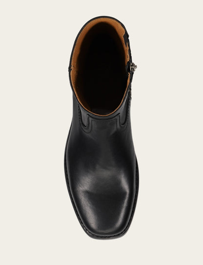 Men's Black Campus Inside Zip Boot Black - Frye