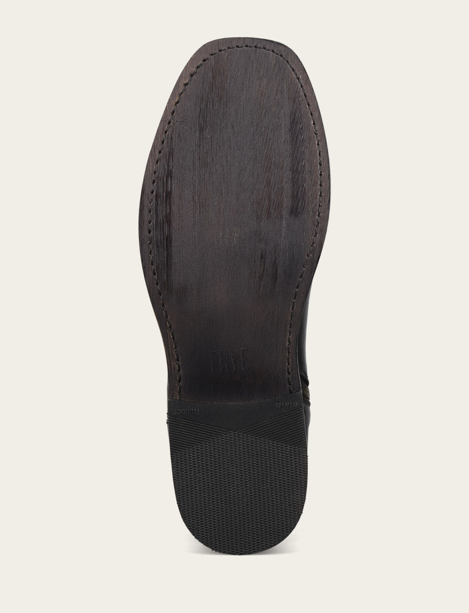 Men's Black Campus Inside Zip Boot Black - Frye