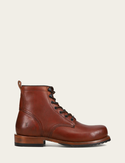 Men's Whiskey Hudson Workboot Plain Toe Boot Whiskey - Frye