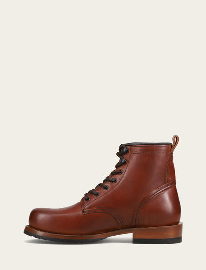 Men's Whiskey Hudson Workboot Plain Toe Boot Whiskey - Frye
