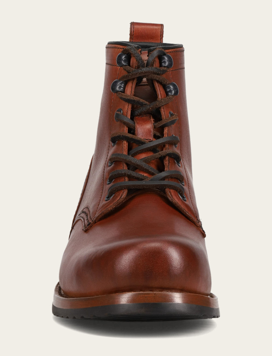 Men's Whiskey Hudson Workboot Plain Toe Boot Whiskey - Frye