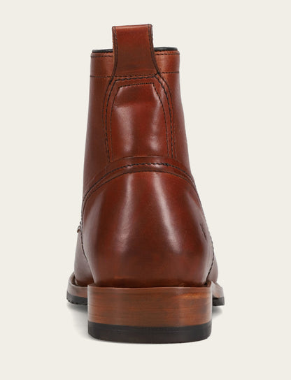 Men's Whiskey Hudson Workboot Plain Toe Boot Whiskey - Frye