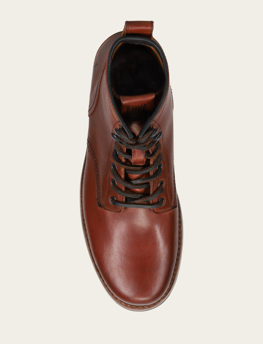 Men's Whiskey Hudson Workboot Plain Toe Boot Whiskey - Frye