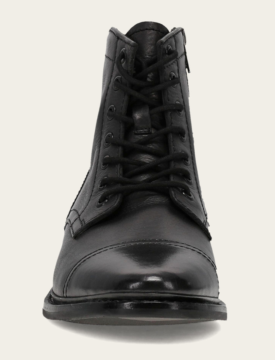 Men's Black Paul Mid Lace Boot Black - Frye