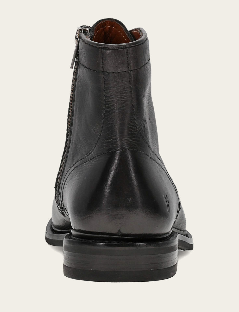 Men's Black Paul Mid Lace Boot Black - Frye