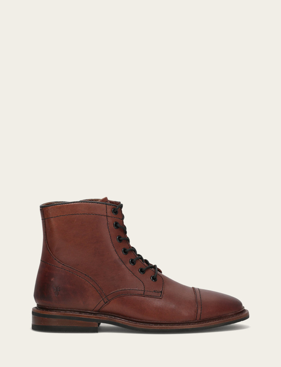 Men's Brown Paul Mid Lace Boot Brown - Frye
