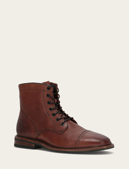 Men's Brown Paul Mid Lace Boot Brown - Frye