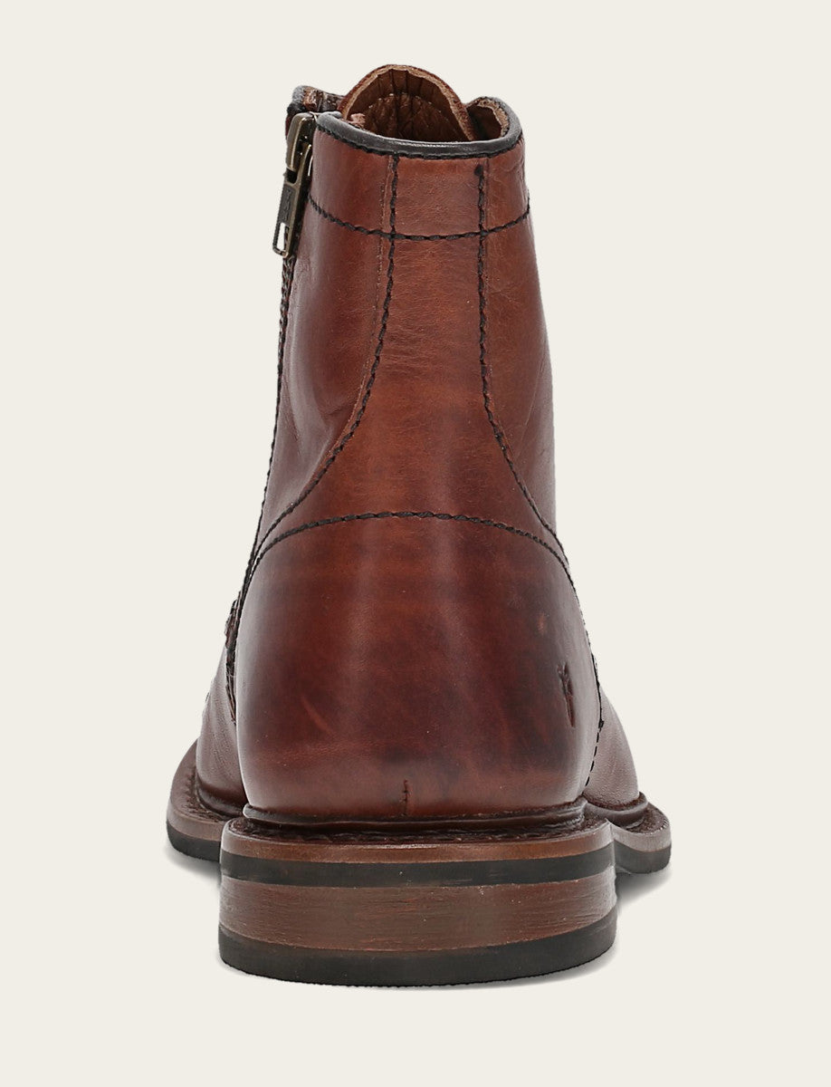 Men's Brown Paul Mid Lace Boot Brown - Frye