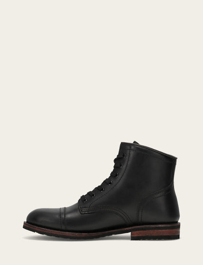 Men's Black Landon Midlace Boot Black - Frye