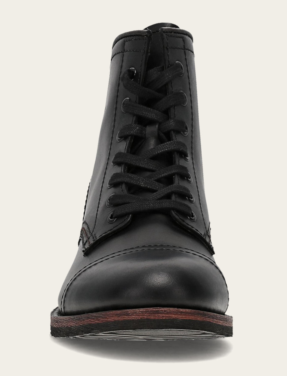 Men's Black Landon Midlace Boot Black - Frye