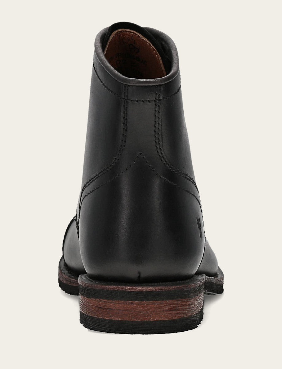 Men's Black Landon Midlace Boot Black - Frye