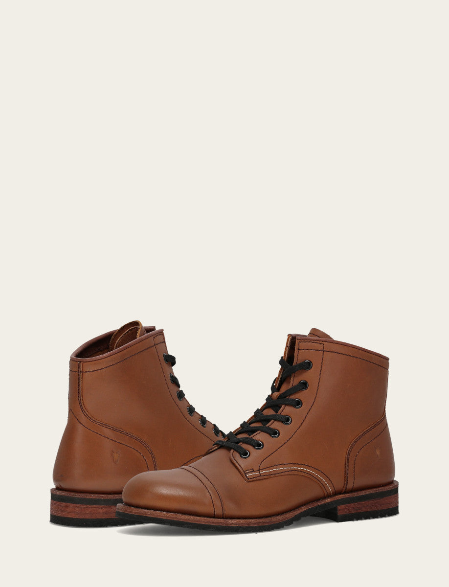 Men's Saddle Landon Midlace Boot Saddle - Frye