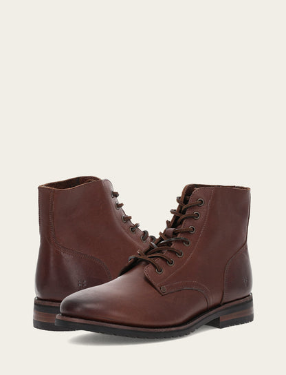 Men's Cognac Barrett Lace Up Boots Cognac - Frye