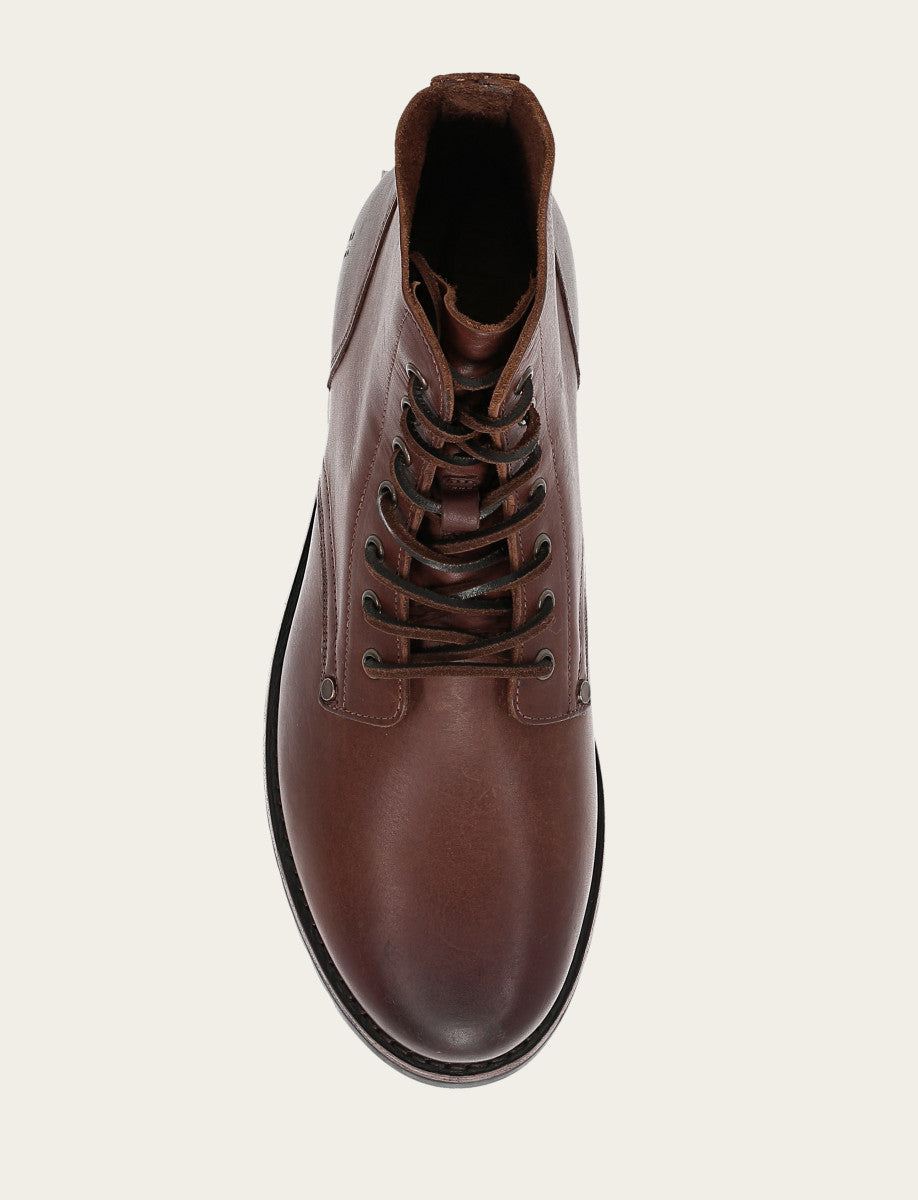 Men's Cognac Barrett Lace Up Boots Cognac - Frye