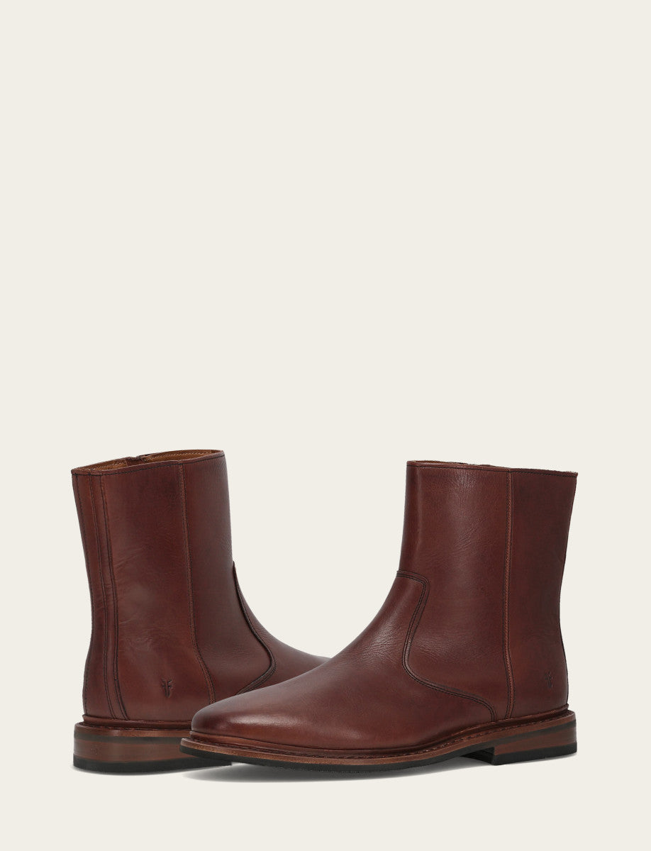 Men's Brown Paul Inside Zip Boot Brown - Frye