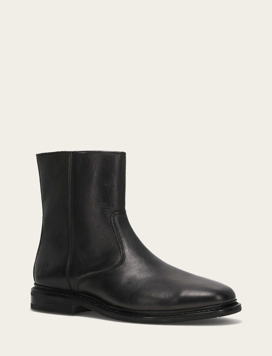 Men's Black Paul Inside Zip Boot Black - Frye