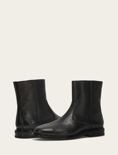 Men's Black Paul Inside Zip Boot Black - Frye