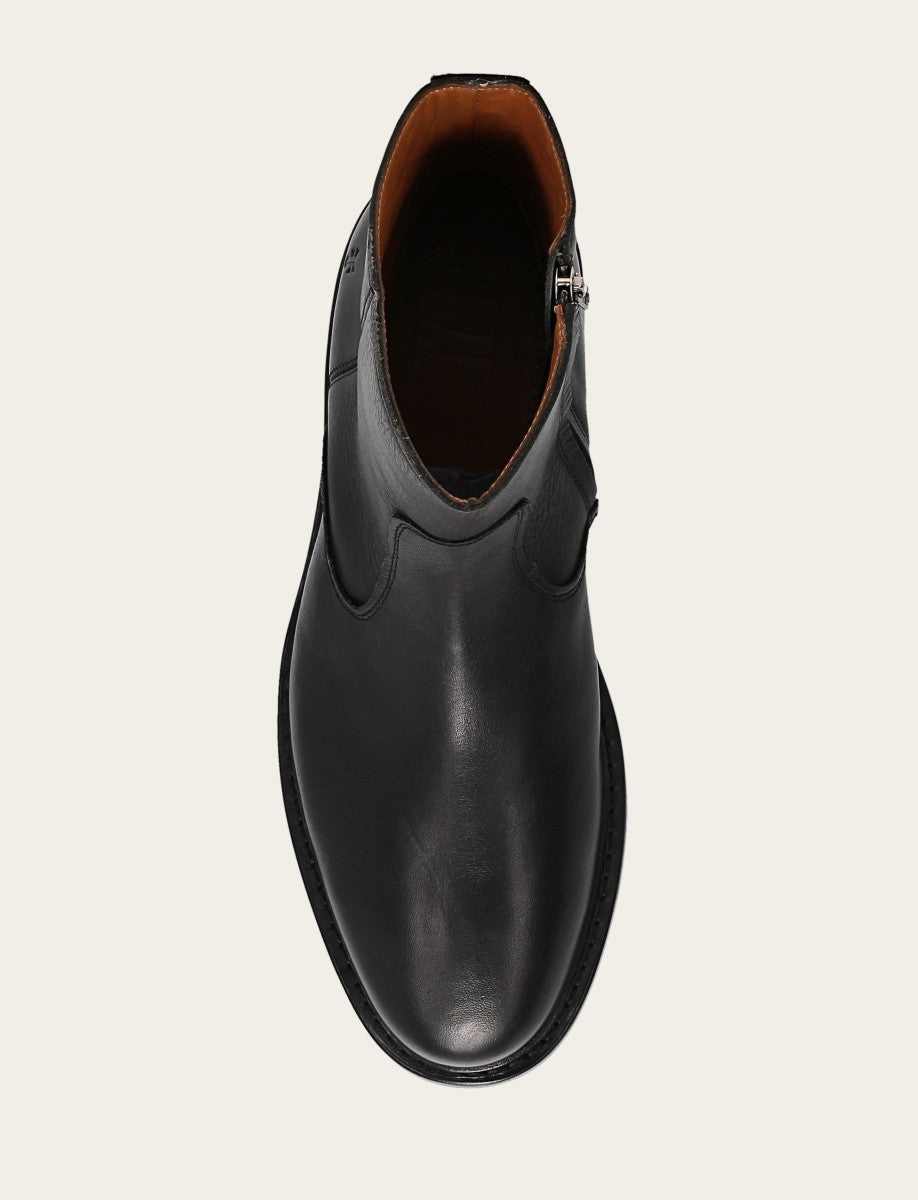 Men's Black Paul Inside Zip Boot Black - Frye