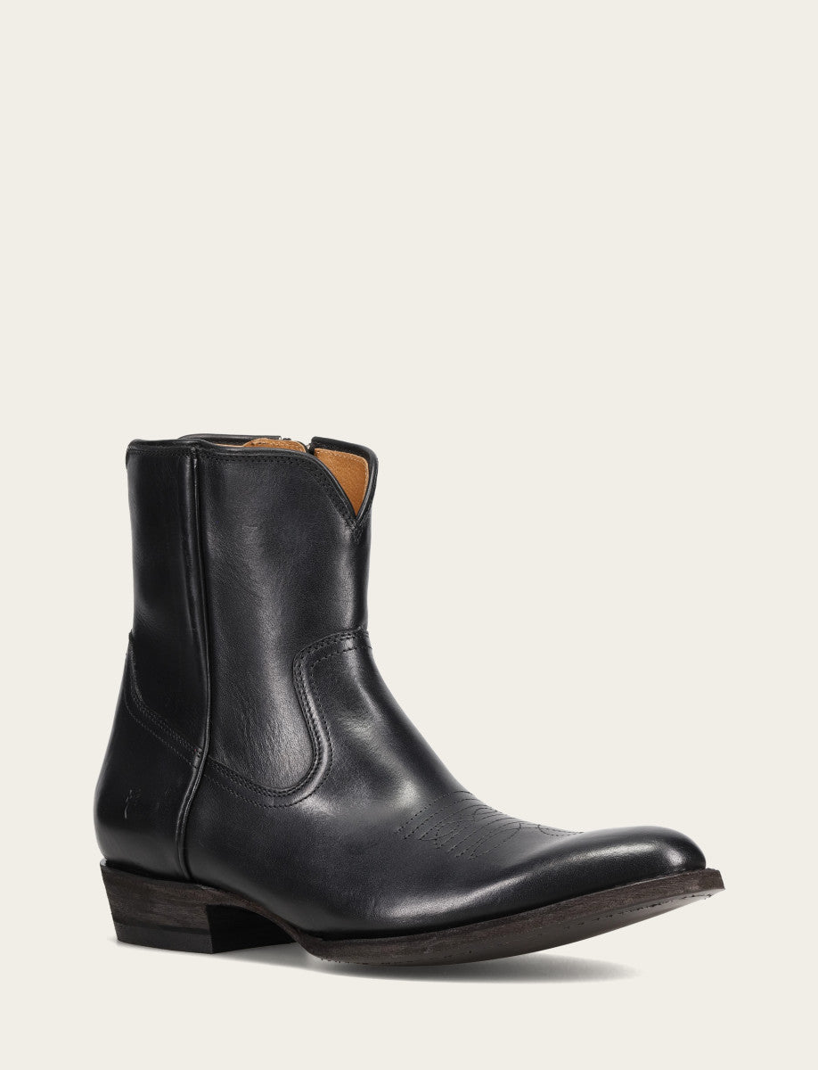 Austin Inside Zip Boot Antique Black - Frye