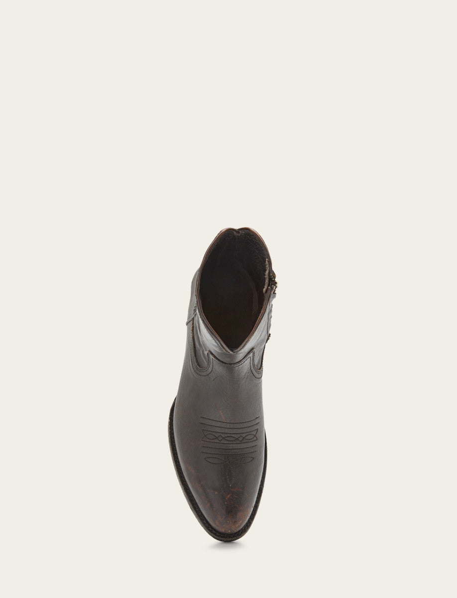 Austin Inside Zip Boot Antique Black - Frye
