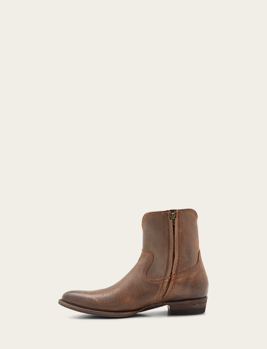 Men's Brown Austin Inside Zip Boots Brown - Frye