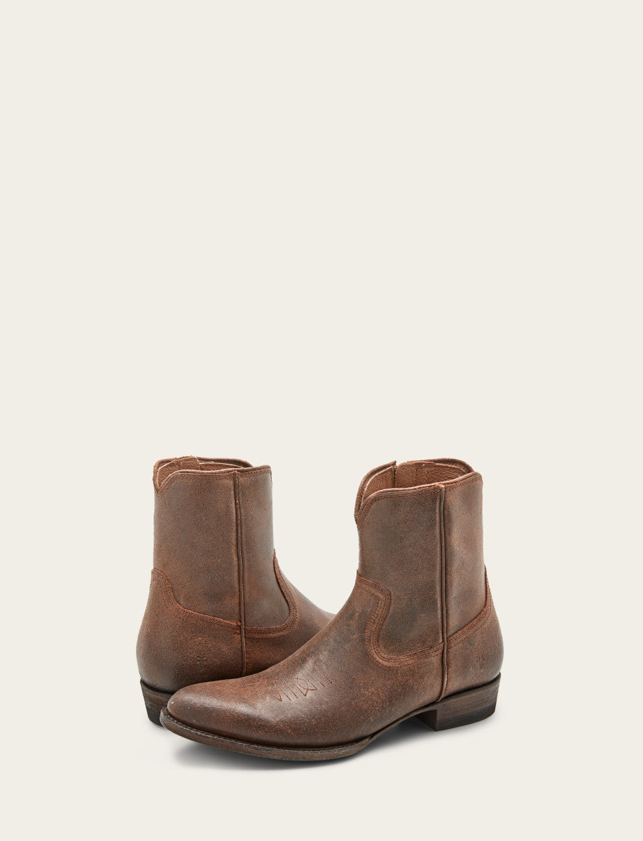 Men's Brown Austin Inside Zip Boots Brown - Frye