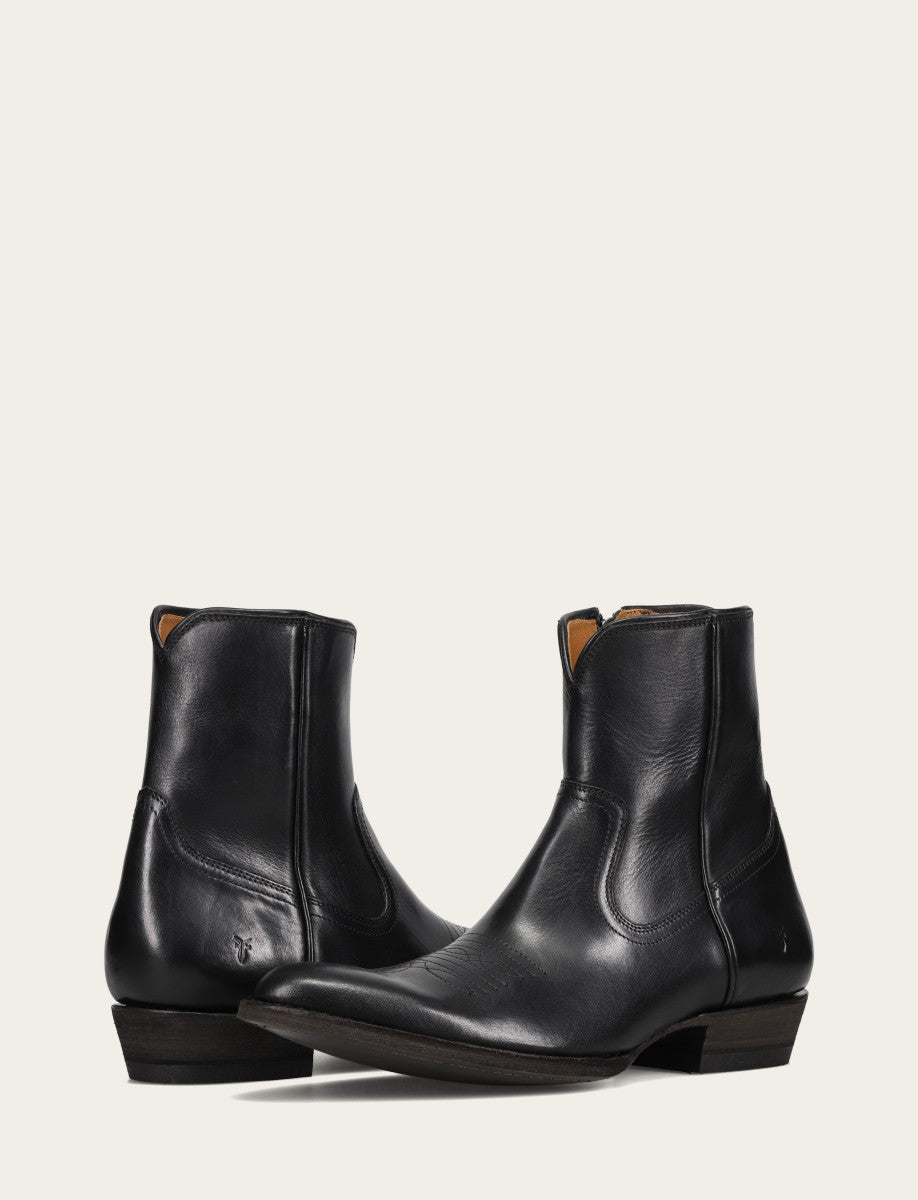 Austin Inside Zip Boot Black - Frye