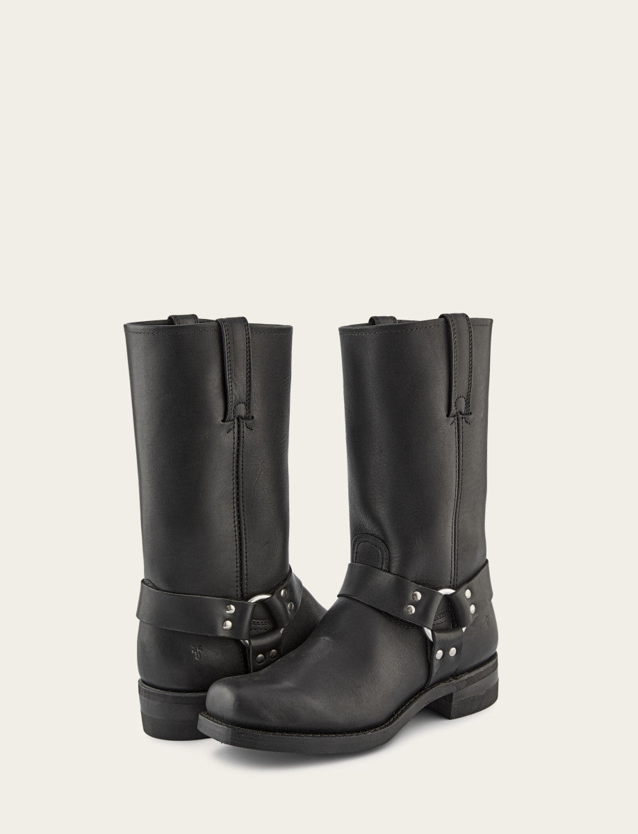 Men's Black Harness 12R Mens Boots Black - Frye