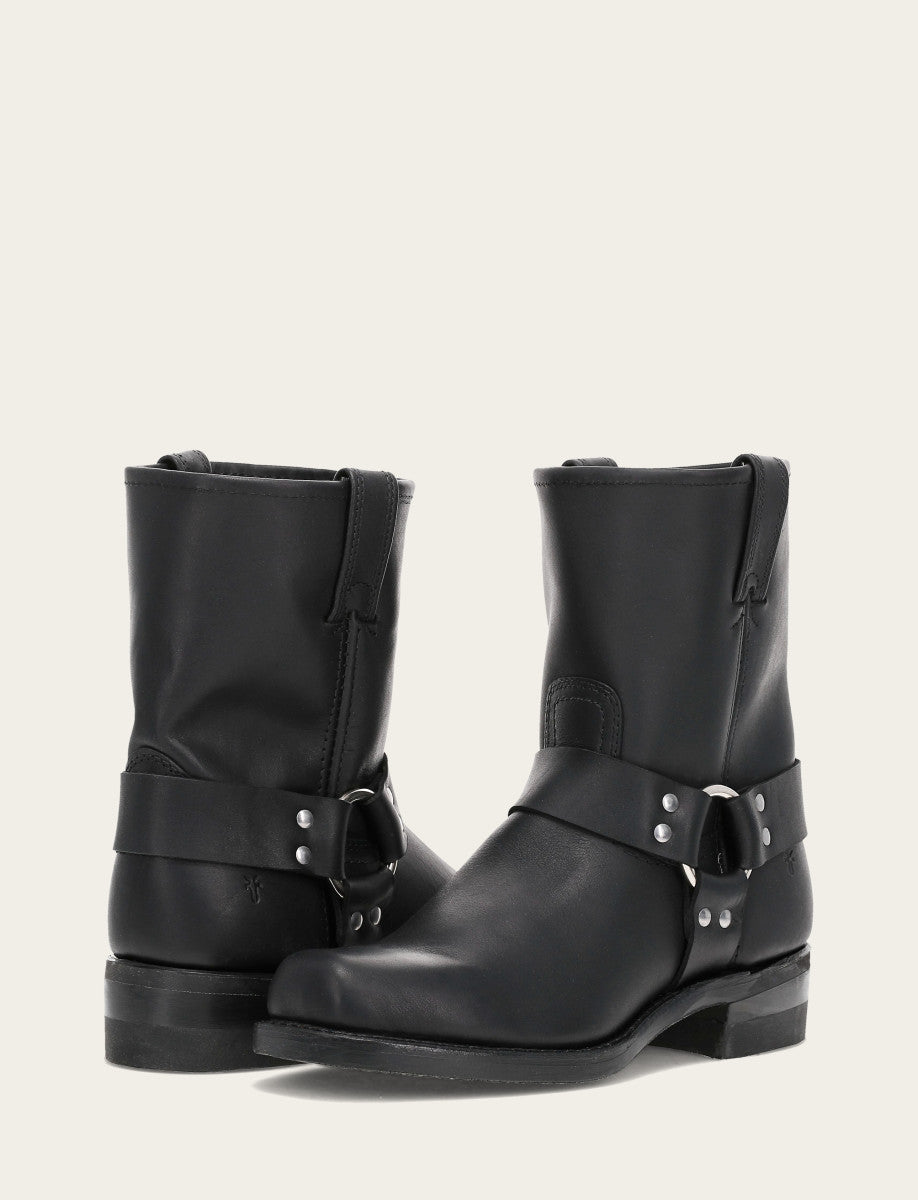 Men's Black Harness 8R Mens Boots Black - Frye