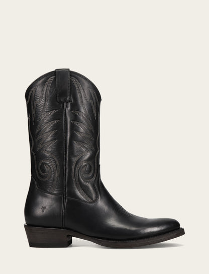 Men's Black Grady Vintage Stitch Western Boots Black - Frye