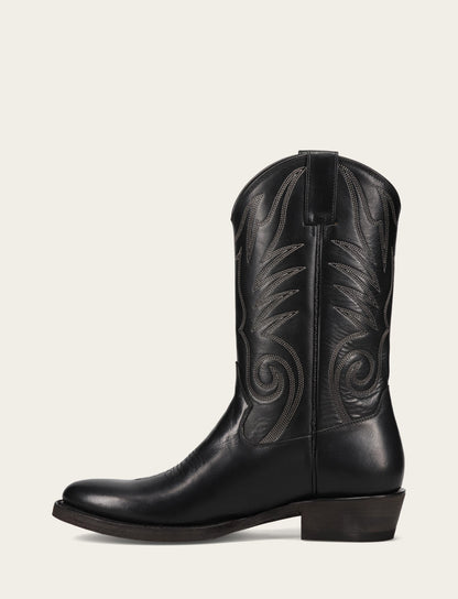 Men's Black Grady Vintage Stitch Western Boots Black - Frye