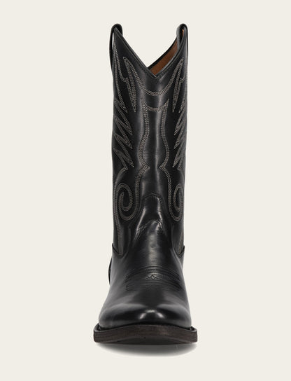 Men's Black Grady Vintage Stitch Western Boots Black - Frye