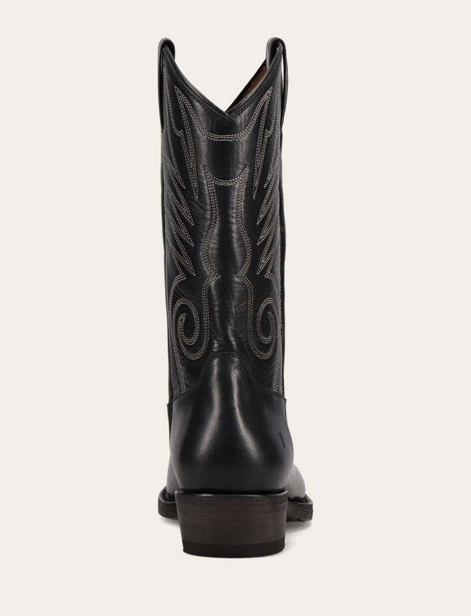 Men's Black Grady Vintage Stitch Western Boots Black - Frye